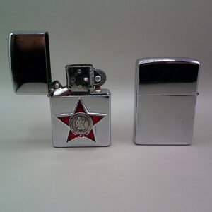 β"Red Star" Chrome Lighter β Classic Windproof Style β‘